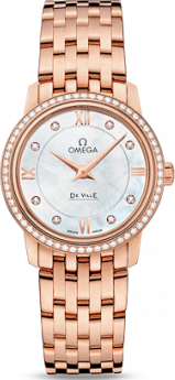 Omega De Ville Prestige Quartz 27 Red Gold