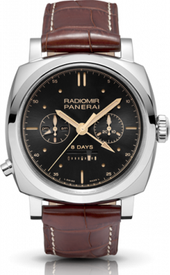 Panerai Radiomir 1940 Chrono Monopulsante Left-Handed 8 Days Oro Bianco